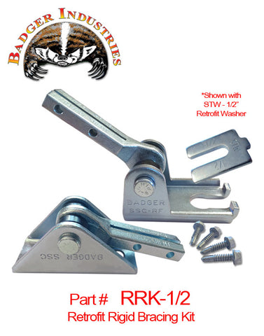 RRK Seismic Bracing Kit 1/2"