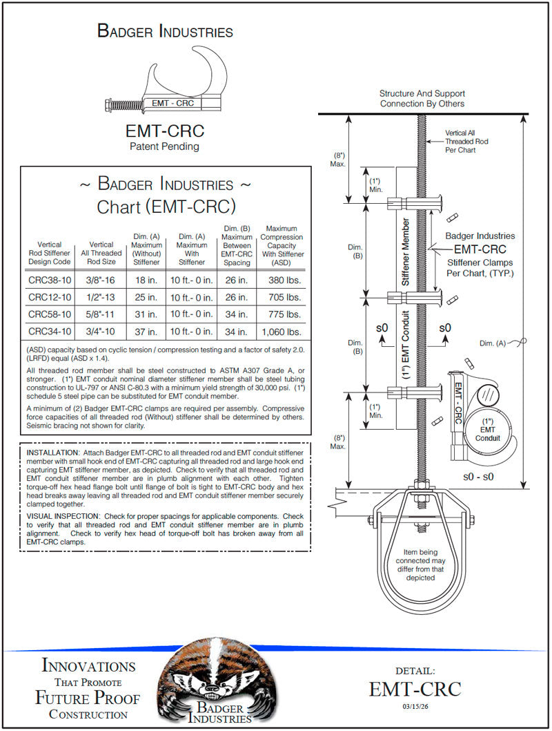 EMT-CRC – Badger Industries