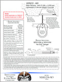 Technical drawing or plan with text and diagrams, featuring Badger Industries MDH1258.