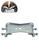 Metal bracket with screws and Badger Industries logo on a white background
